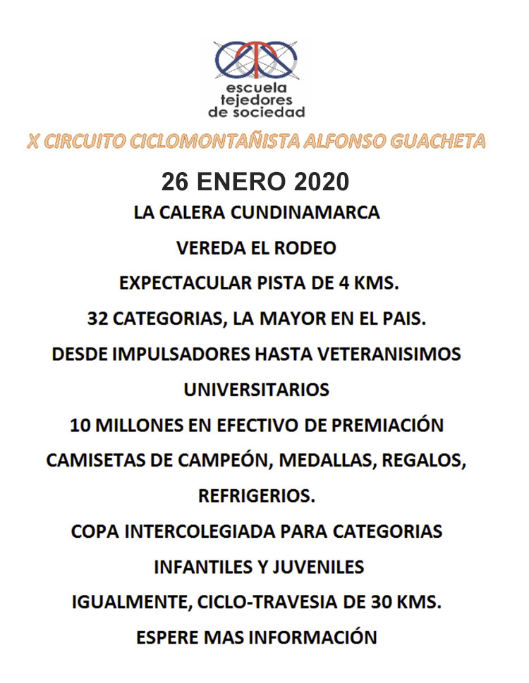 X Circuito Ciclomontañista Alfonso Guachetá