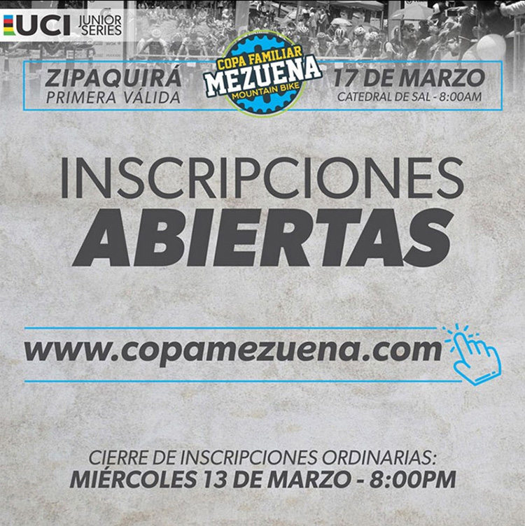 1ª Válida Copa Mezuena Júnior Series 2019 - Zipaquirá