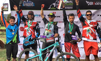 Jhony Betancurt mejor tiempo en el Enduro de Cucunubá