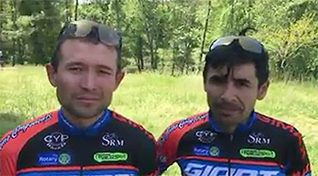 Páez y Arias en el podio de la Savigno Race