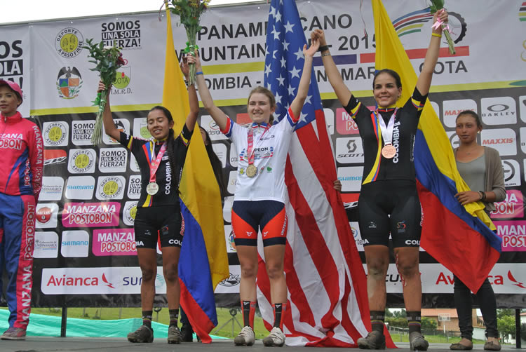 Egan Bernal campeón Panamericano júnior - USA, oro en femenino
