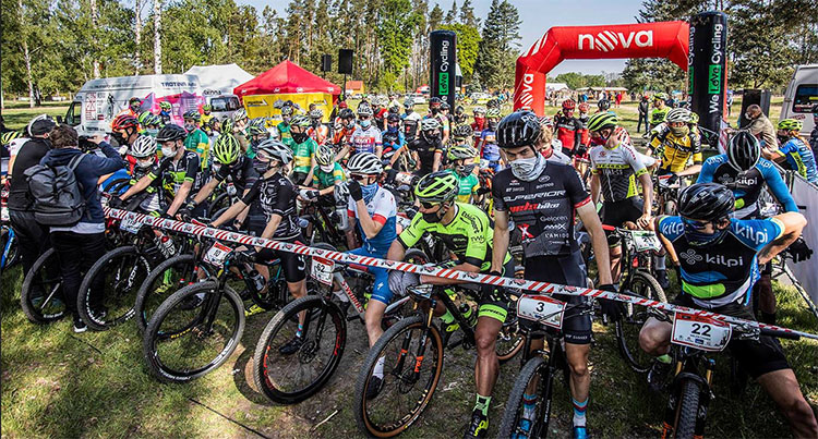 Primera pre carrera de Mtb en República Checa en la reapertura de la actividad deportiva en Europa