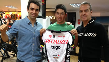 Wilson Peña comandará al Team Specialized-Tugó en el 2016.